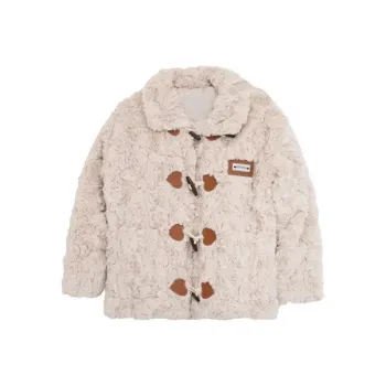 PAIN OR PLEASURE Velvet feel Coat Women's Apricot