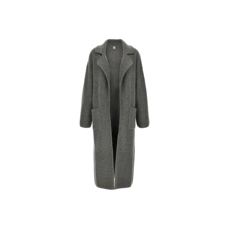 TOTEME SS25 Trench Coat Women's Gray-0