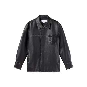 Miss Sixty Leather Jacket Women's Black