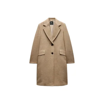 ZARA Coats Women's Brown