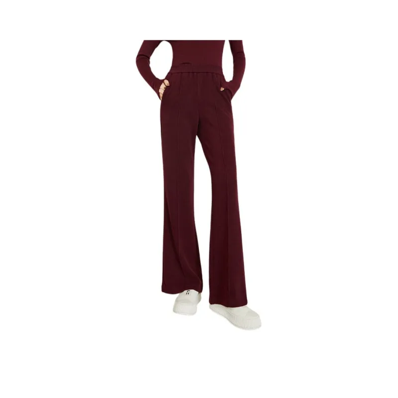 Late White Casual Pants Women's Ancora Red-0