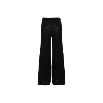 Twinset Pointelle knit Palazzo Pants