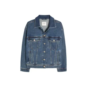 Hollister Denim Jacket Women's Medium Blue