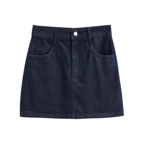 Love To Serve Denim Short Skirts Women's Denim Dark Blue