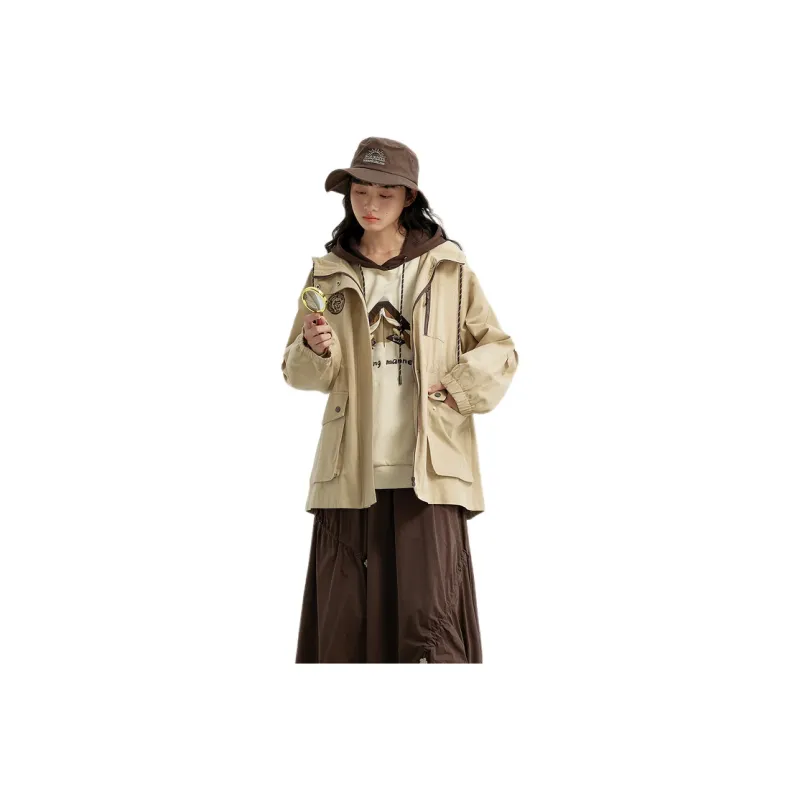 ZIHAN Trench Coats Women's-0