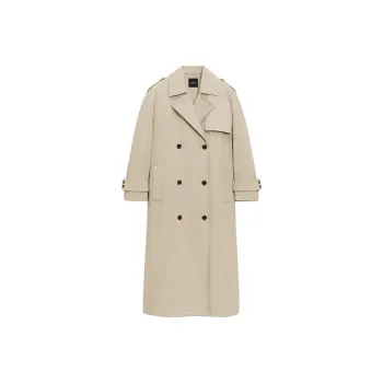 THEORY Trench Coat Women's Light Khaki
