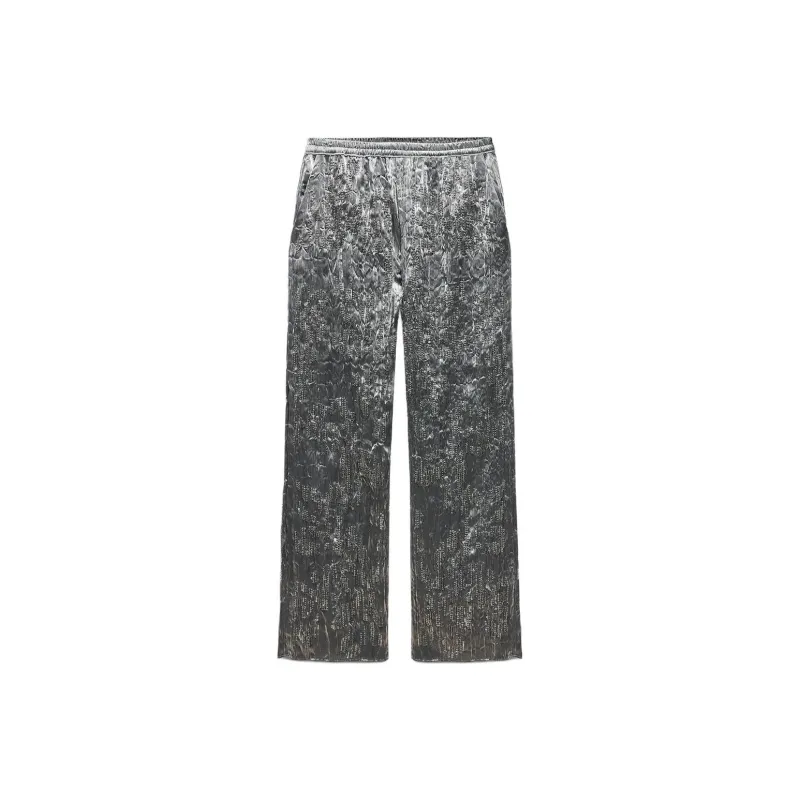 ZARA ZW Series Casual Pants Women's Silver-0