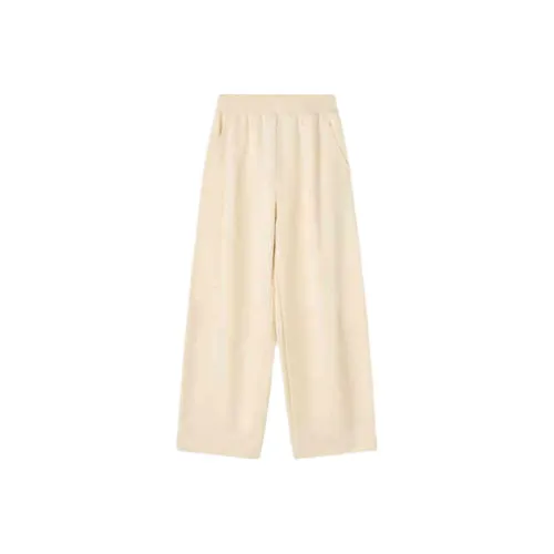 SHUXI Casual Pants Women's Egg Yellow Jam