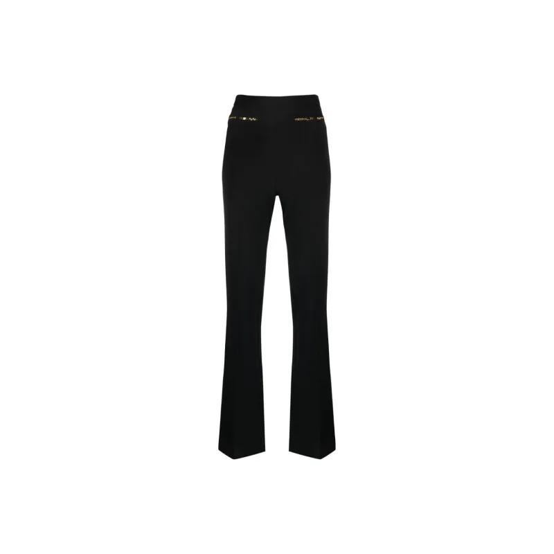 Elisabetta Franchi Chain detail Straight leg Trousers-0