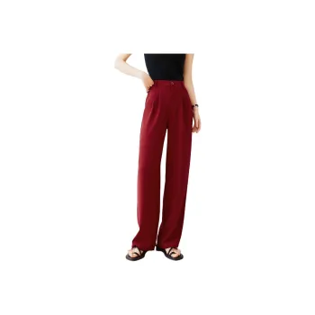Mo Han Yi Mei Casual Pants Women's Watermelon Red