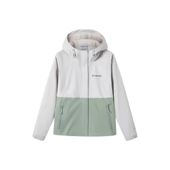 Columbia Hiking Urban Living/Travel/Commuting Water Resistant Windproof Breathable Windbreaker Jacket Women's Gray