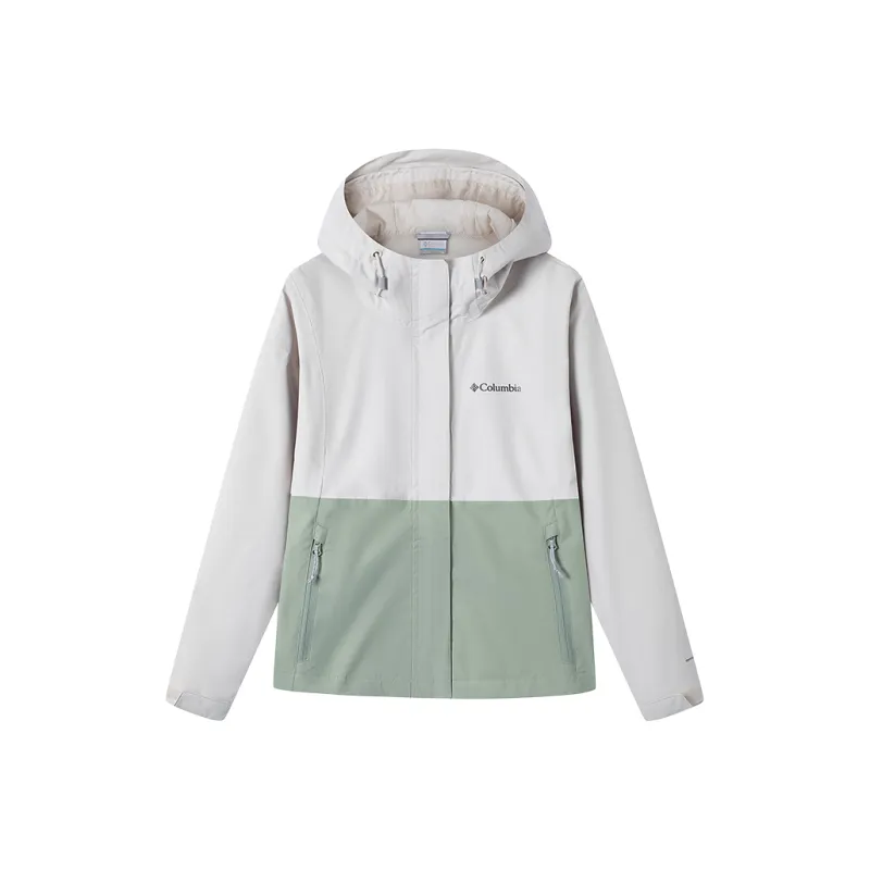 Columbia Hiking Urban Living/Travel/Commuting Water-Resistant Windproof Breathable Windbreaker Jacket Women's Gray-0