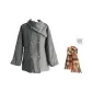 Gray Short Style-Random Color Scarf