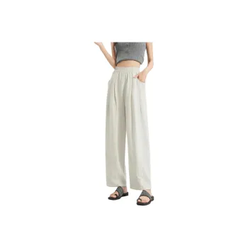 Ya Sheep People Casual Pants Women's Ecru