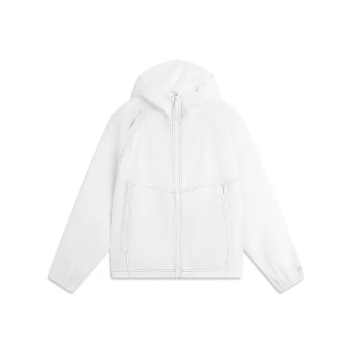 LiNing CF Tracing Outdoor Collection Lightweight Storage Sun Protection Clothing Women's Standard White