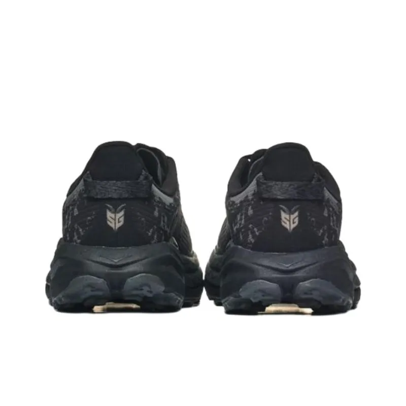 HOKA ONE ONE SPEEDGOAT 6 GTX Anti Slip Wear Resistant Low Top Hiking Shoes Men's Black-4