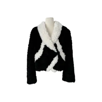 KKX Velvet feel Coat Women's Black