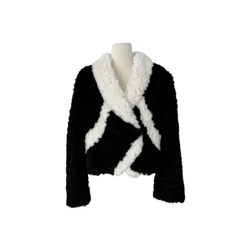 KKX Velvet feel Coat Women's Black-0