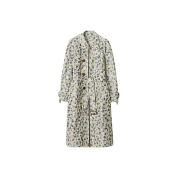 Burberry SS25 Coat Women's Beige Yellow