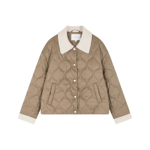 Mo Han Yi Mei Puffer Jacket Women's Khaki Green