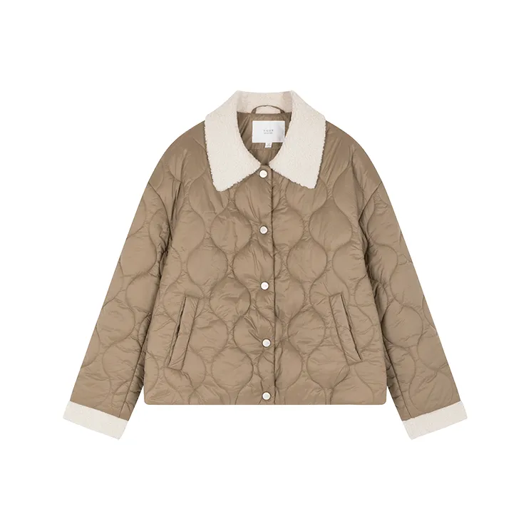 Mo Han Yi Mei Puffer Jacket Women's Khaki Green-0