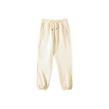 ZHONGBANGJICHU Casual Pants Women's Cream Apricot