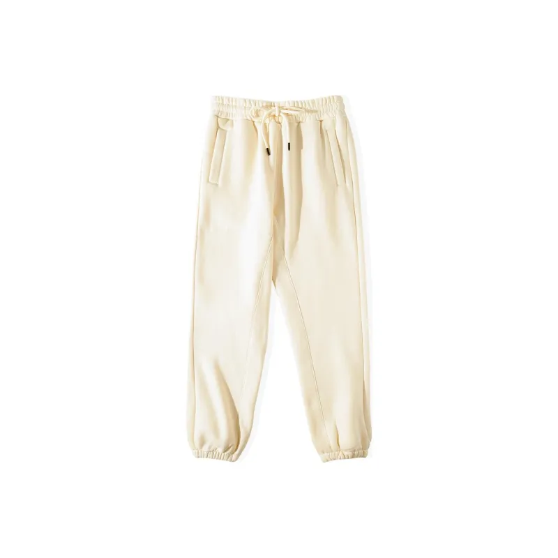 ZHONGBANGJICHU Casual Pants Women's Cream Apricot-0