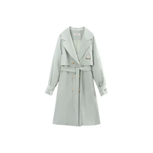 A Paradise For Awakening Trench Coat Women's