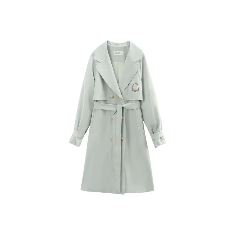 A Paradise For Awakening Trench Coat Women's-0