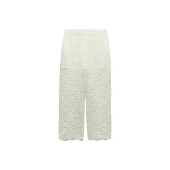 ZARA Casual Pants Women's White