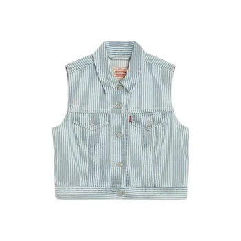 Levis Vests Women's Light Blue