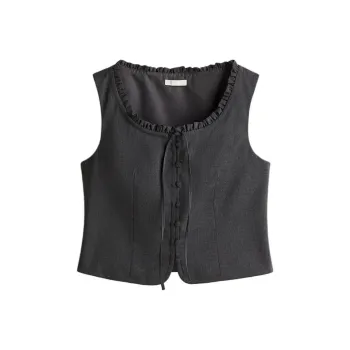 H&M Vests Women's Dark Gray