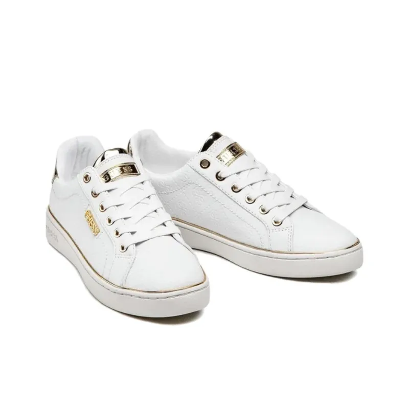 GUESS Low Top Skateboard Shoes Women's White-2