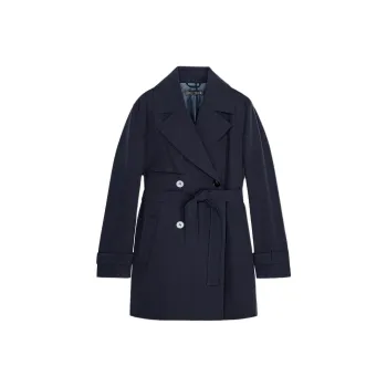 ZARA Trench Coat Women's Sea Blue