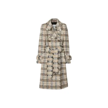 Burberry Coats Women's Khaki