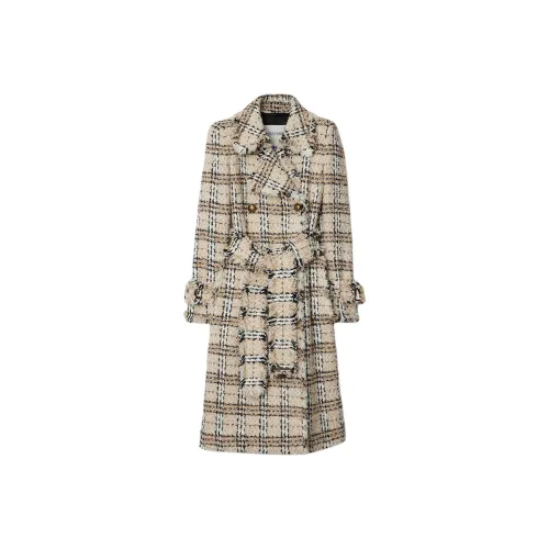 Burberry Coats Women's Khaki