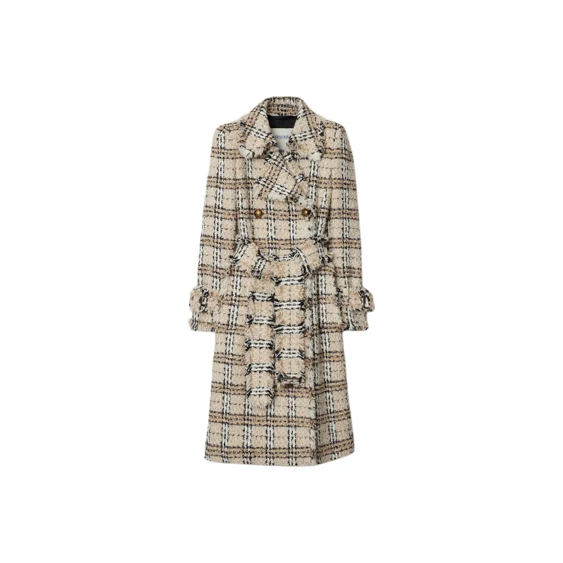 Burberry Coats Women's Khaki-0