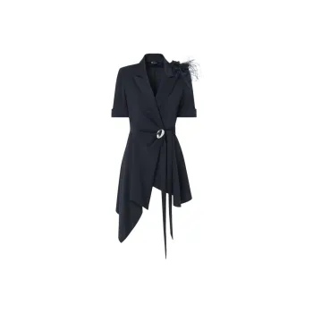 IDPAN Business Suit Women's Navy Blue