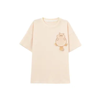 SNBL T Shirts Women's Beige Yellow