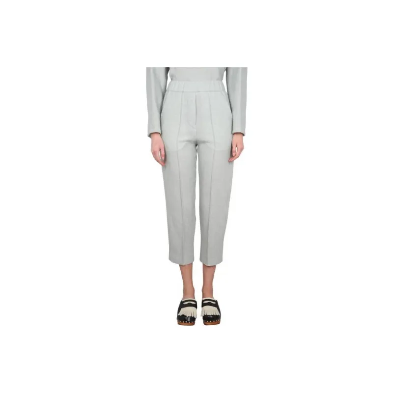 Alysi Cropped Tailored Pants-0