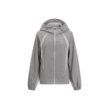 Ariseism Cropped Coat Women's Light Gray