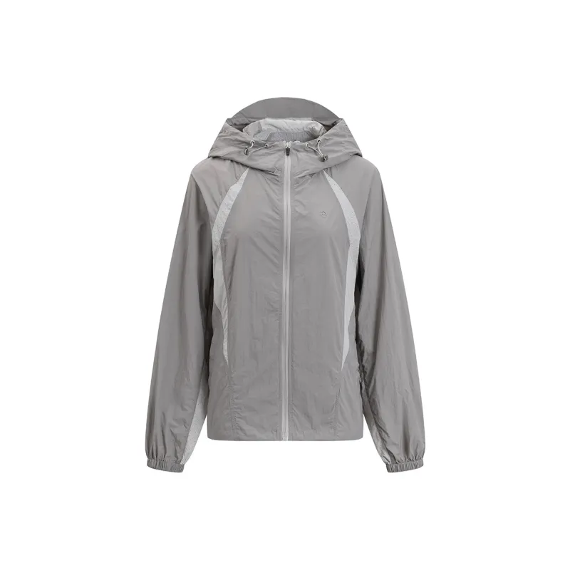 Ariseism Cropped Coat Women's Light Gray-0