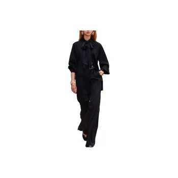 CHANEL Casual Pants Women's Black