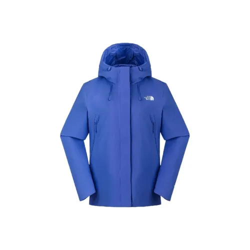 THE NORTH FACE Twilight City Outdoor Collection SS25 Wind And Water Repellent Windbreaker Jacket Women's Blue Purple