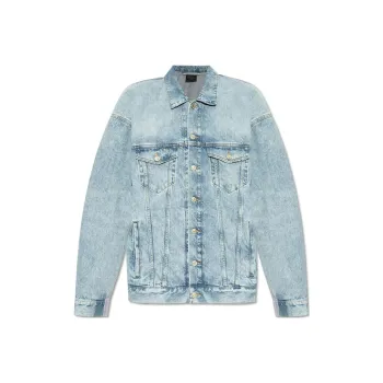 Balenciaga Bb Logo Denim Jacket