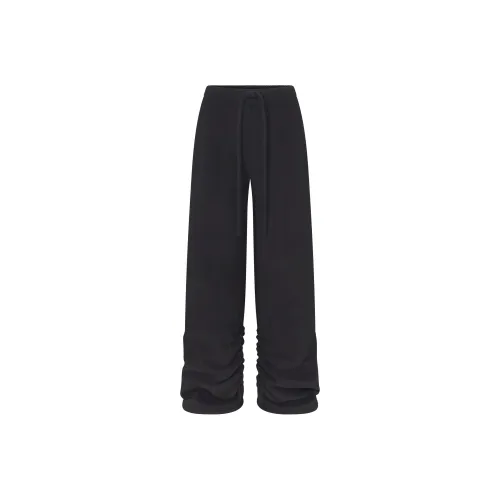 SKIMS FW24 FLEECE LOUNGE OVERSIZED PANT Casual Pants Women's STORM Color