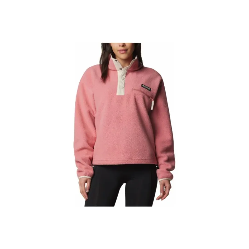 Columbia Helvetia 2 CROPPED HALF Velvet-feel Coat Women's Pink-0