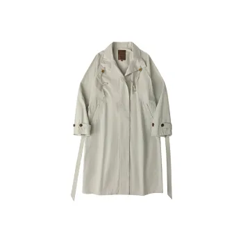 CYCLE DOCUMENT Trench Coat Women's Stone Gray