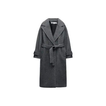 ZARA ZW Series Coat Women's Gray
