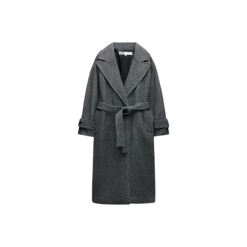 ZARA ZW Series Coat Women's Gray
